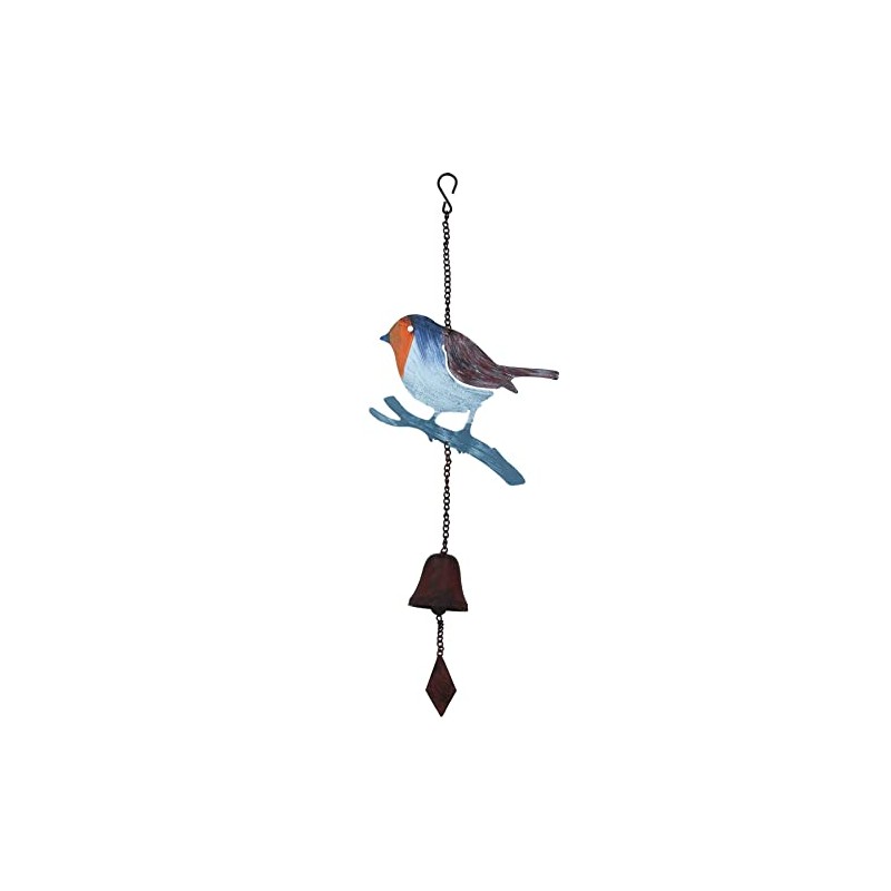 AB Tools Robin Wind Chime Bird Bell Hanging Garden Yard