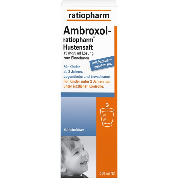 ratiopharm Ambroxol-ratiopharm Hustensaft Schleimlöser, 250 ml Lösung