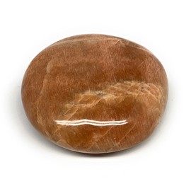 161.8g, 2.6"x2.4"x1.1" Natural Untreated Peach Moonstone Palm-Stone Crystal Polished Gallet Shape Gemstones from Madagascar, B15446