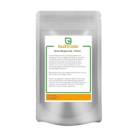 2 x 1 kg | Iron Bisglycinate Powder | Dietary Supplement | Powder | Iron | Buxtrade