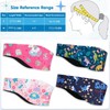Lyyxjsltd 2PCS Swimming Headbands for Kids & Adults, Waterproof Ear