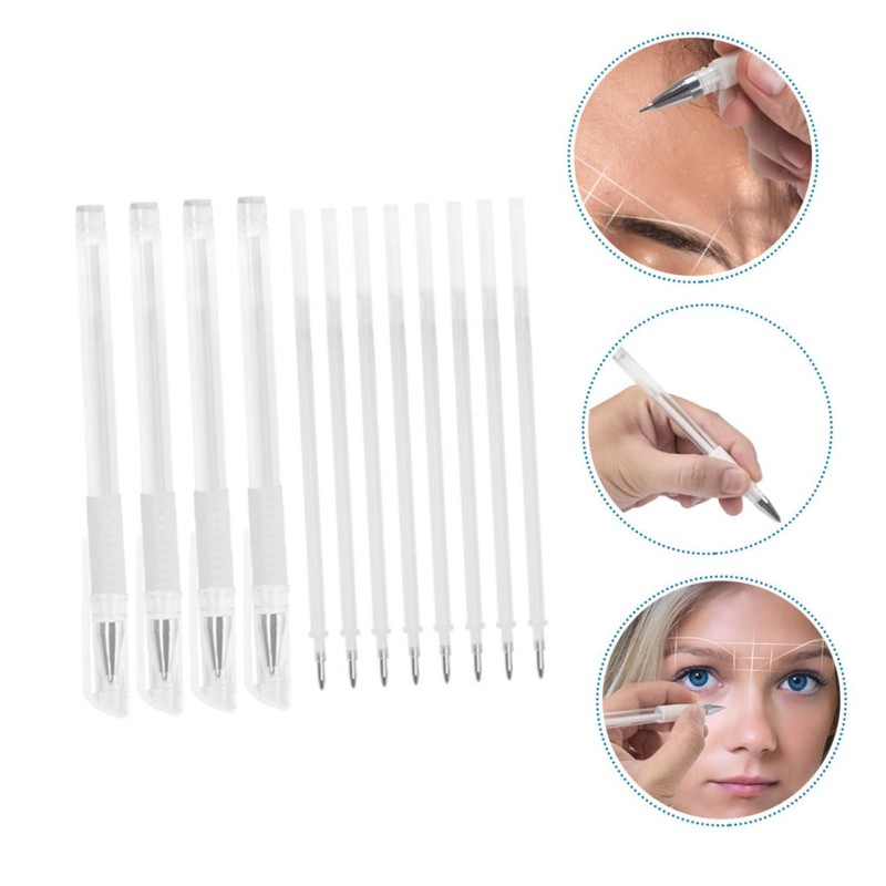 Baluue Sets Eyebrow Drawing Pen for Tattooing Salon Lip Mapping