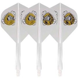 CONDOR AXE Daruma BABY Nakanishi Eikichi Player Model Condor Axe Dharma Baby Standard M Clear x Gold Dart Flight tdf7905