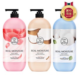 On the Body Moisture Body Wash 900g x 3, choose 1 of 3, warm cotton / 온더바디 모이스처 바디워시 900g x 3개 3종 택1, 웜코튼