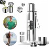 Termos De Acero Inoxidable Camping Para Café Y Agua 1500ml
