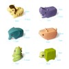 JAYSRIS Bath Animals Toy without Holes (6 Pieces), Bath Toy