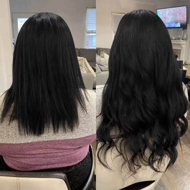 sunny hair Extensiones De Cabello 50 Gramos 22in #1 Jet