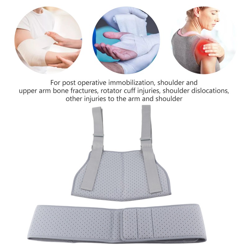 Arm Slings Shoulder Immobilizer Even Pressure Adjustable Shoulder Sling Arm