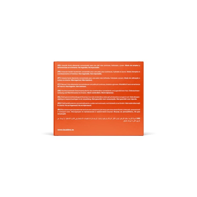 laCabine Caja de Ampolletas Faciales Vit-C 10 X 2Ml