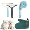 4-in-1 Pet Grooming Kit for Cats & Dogs - Hair