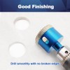 Dry Diamond Core Drill Bit Set,BRSCHNITT 2pcs 1-1/4 inch Diamond