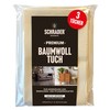 Schrader Premium Baumwolltuch - Poliertuch für alle Oberflächen, Möbel, Kleidung,