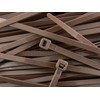 100 x Brown Cable Ties - 100mm x 2.5mm (Zip