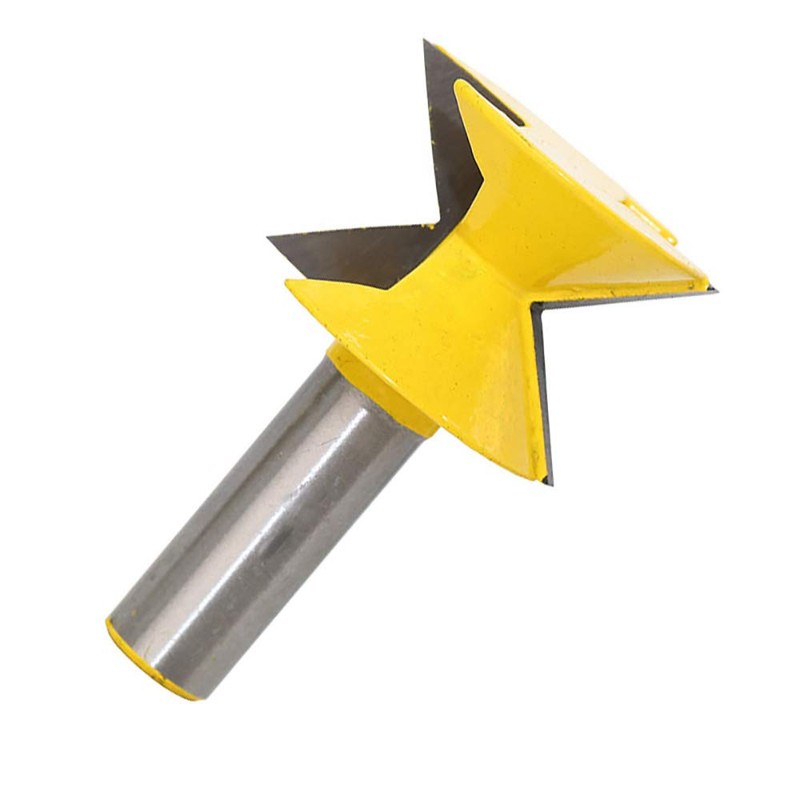 1/2" Router Bits Groove Router Bit Shank Shaping 90 Degree