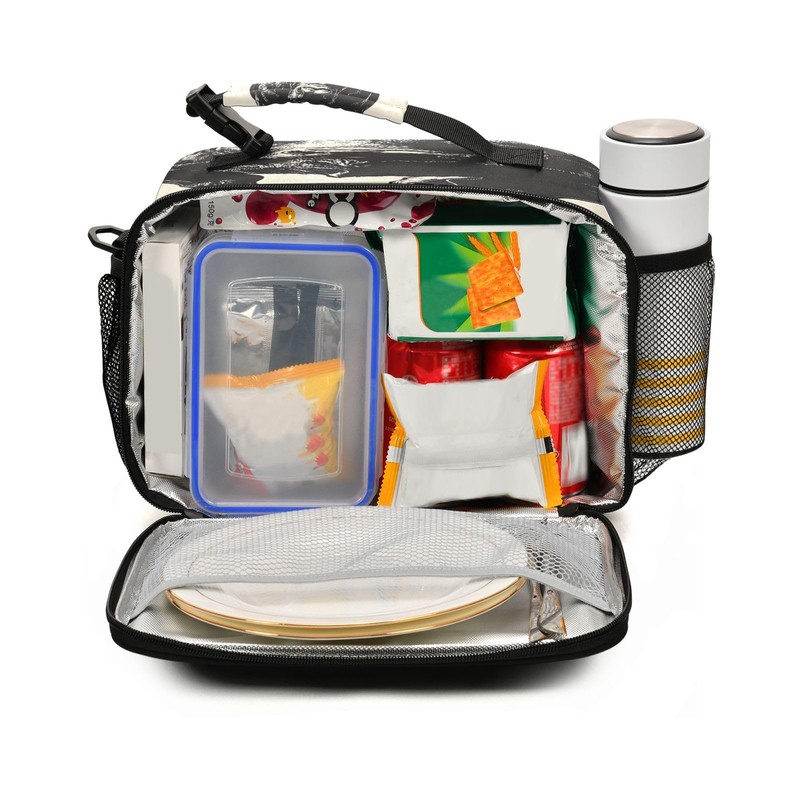 ALAZA Black Bull Kids Lunch Box Girls Boys Insulated Lunchbox