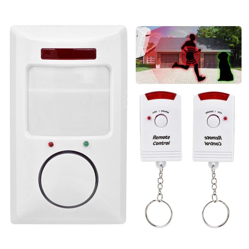 105dB Wireless Alarm System Infrared Motion Detector Home Security Wall