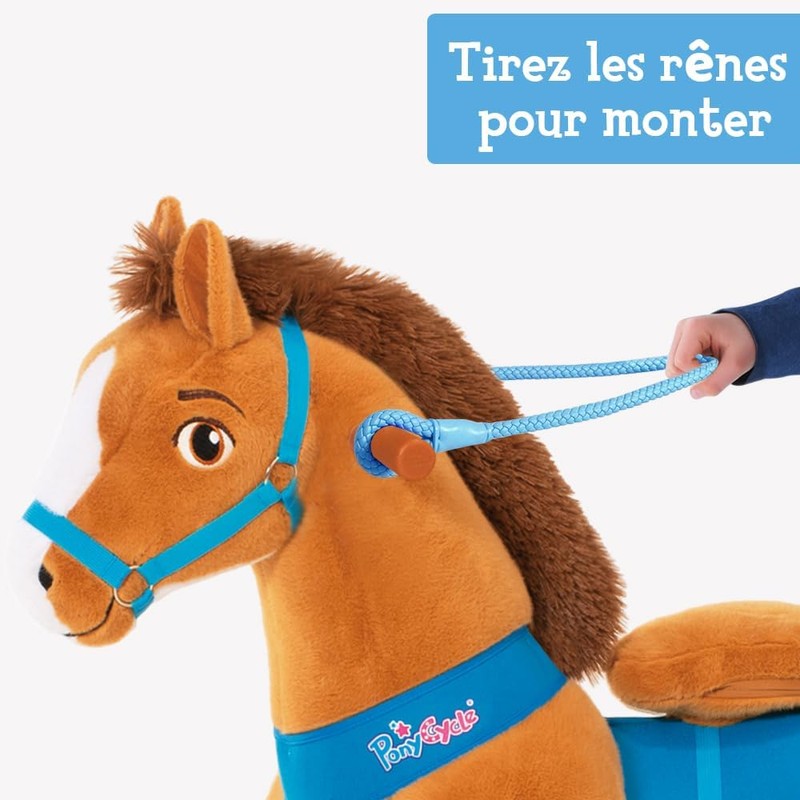 PonyCycle Horse Riding Reins (85 cm) - Blue