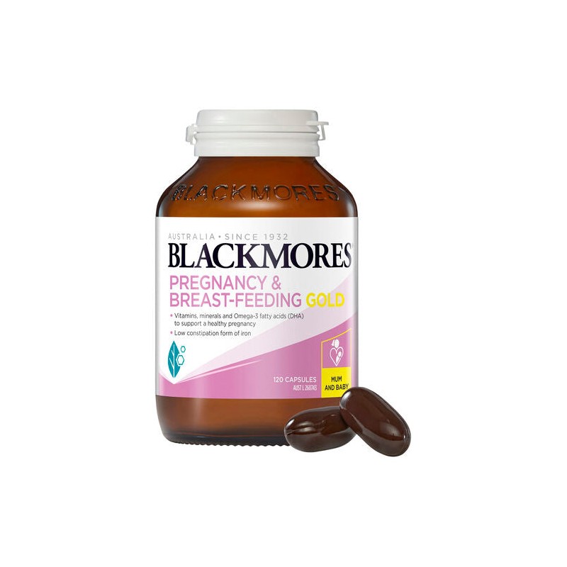 Blackmores Pregnancy and Breast-Feeding Gold 120 Capsules