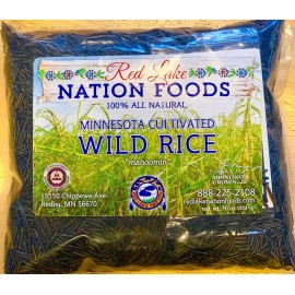 Red Lake Nation Foods (GLUTEN FREE) Red Lake Nation 100% All Natural Minnesota Cultivated Wild Rice, 1