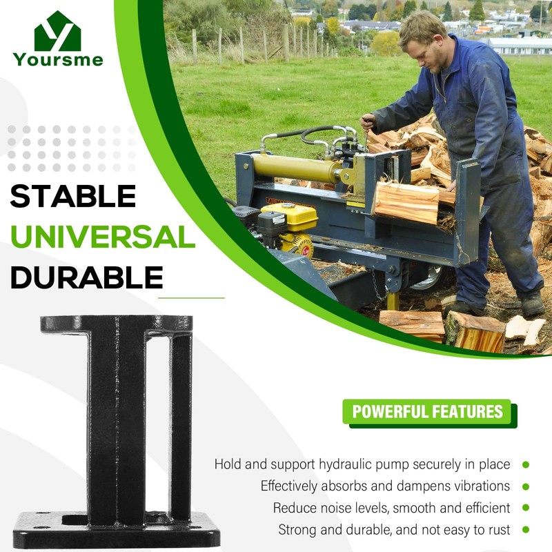 31-272 Log Splitter Pump Mount for Hydraulic Log Splitter 8hp-15hp,
