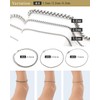 Napist Anklet, Men's, Women's, Leave on, Hypoallergenic, 316L Surgical Stainless