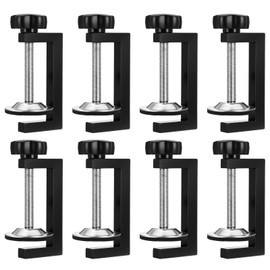 8 Pack C-Clamps Cabinet Installation Clamps Heavy Duty C Clamps Mini C Clamp for Woodworking/Welding/Building