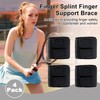 UZSUZZ Finger Splint, 4pcs Finger Splints Finger Support Brace Trigger,