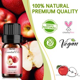 Apple Fruit Essential Oils - Fragrance Oil for Diffusers, Candle/Soap Making, Aromatherapy - Premium Aromatherapy Oil with Fruity Scent (2x10ml)