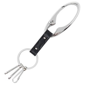 H.N.Z Italian Leather Genuine Leather Carabiner Hook Keychain Keychain kil-001, Cowhide