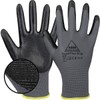 10 Pairs Rabbit Safety Superflex Grip Nitrile Work Gloves, Non-Slip