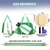 ROYAL FAIR Pickleball Bags with Shoe Compartment for Women Men