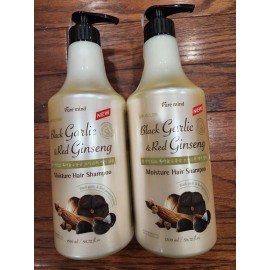 Pure 2 SHAMPOO PURE MIND BLACK GARLIC & RED GINSENG MOISTURE 50.72 FL.OZ EACH 1500 ML