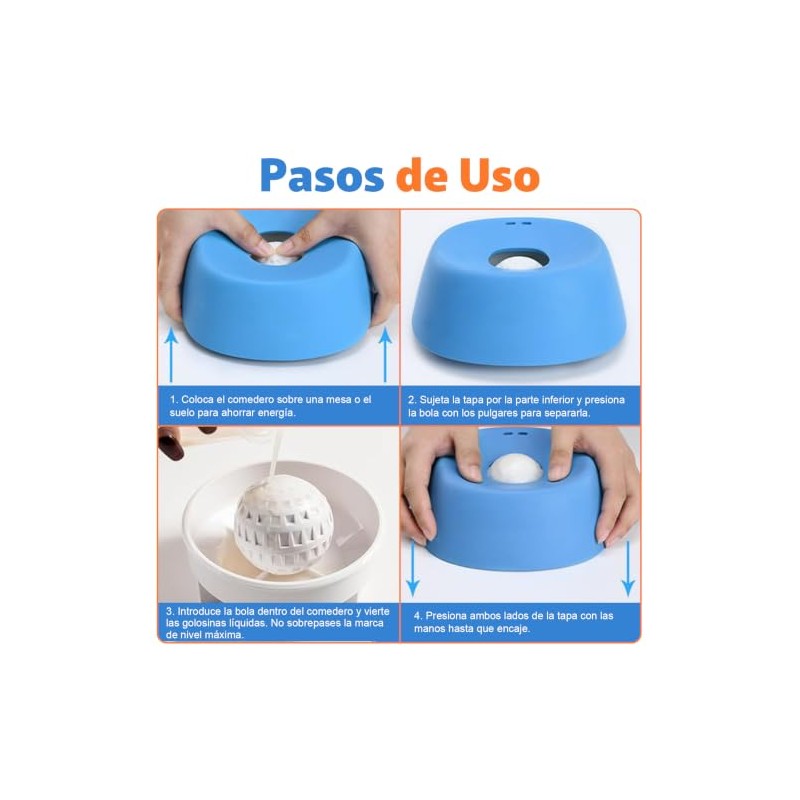Cuenco Lamer Perro con Bola + Licking Mat para Perro