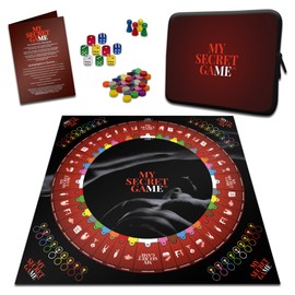 My Secret Game 2. Edition - Ein erotisches Abenteuer mit App - Interaktives Erotikspiel, Sexspiel und Brettspiel für Smartphone und Tablet ab 18 Jahre für Paare, 2 bis 4 Spieler (Rot)