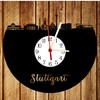 bigcopy e.K. Stuttgart Wall Clock with Dial, Record Clock with
