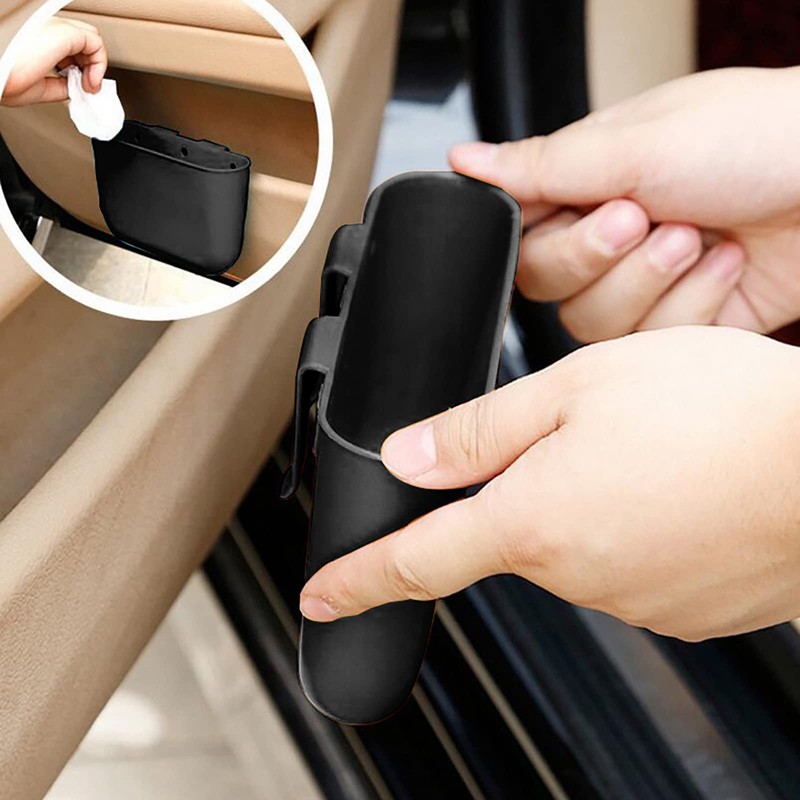 NewWe Car Trash Bag Rubbish Bin, Hanging Car Organiser, Mini