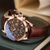 OLEVS Watches for Men Rose Gold Steel Case Waterproof Watches