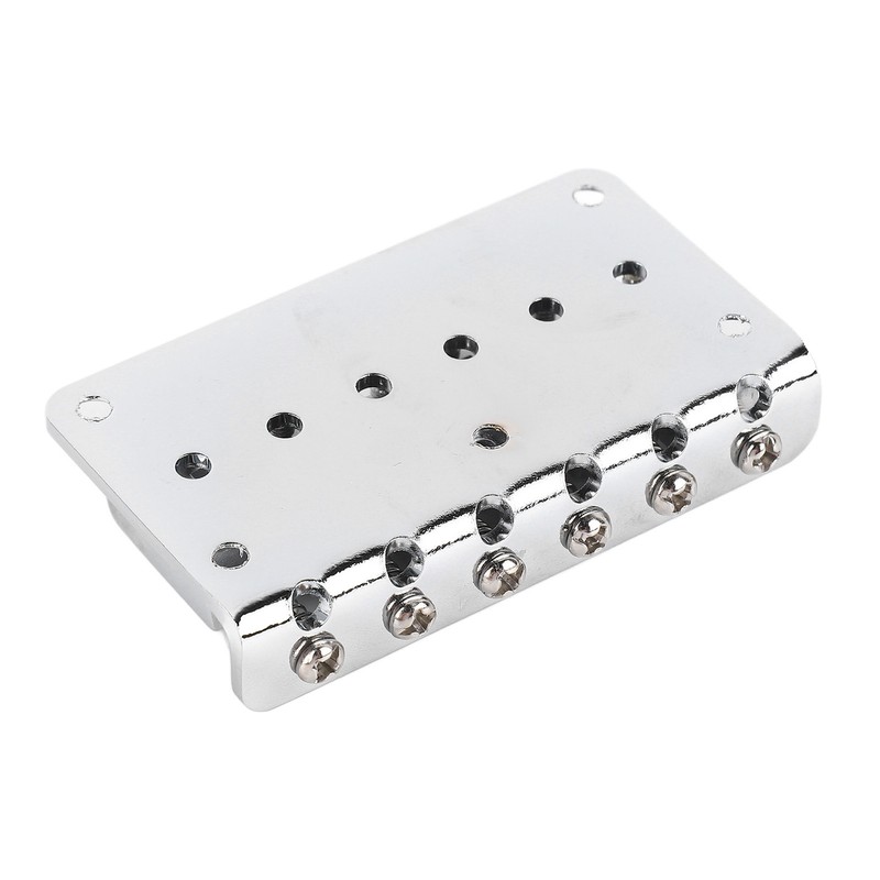 6 String Guitar Bridge Replacement Zinc Alloy Electric Guitar Saddle