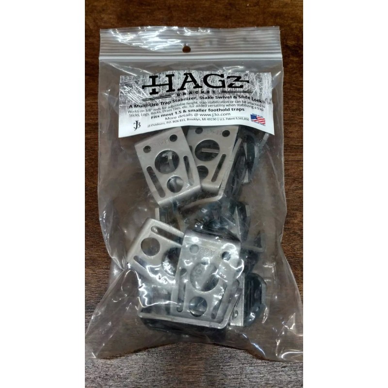 HAGZ 1 DOZEN (12) HAGz BRACKET TRAP STABILIZER TRAPPING MUSKRAT