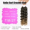 GoGo Curl Crochet Hair 8 Inch 8 Packs Ocean Deep