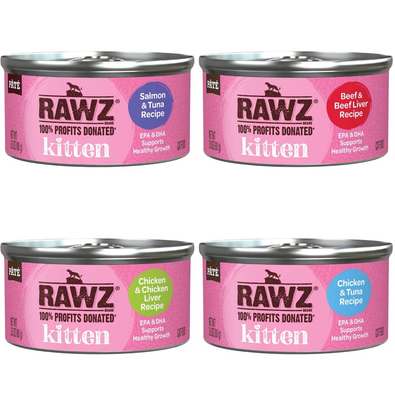 Rawz awz Natural Premium Kitten Pate Canned Cat Wet Food