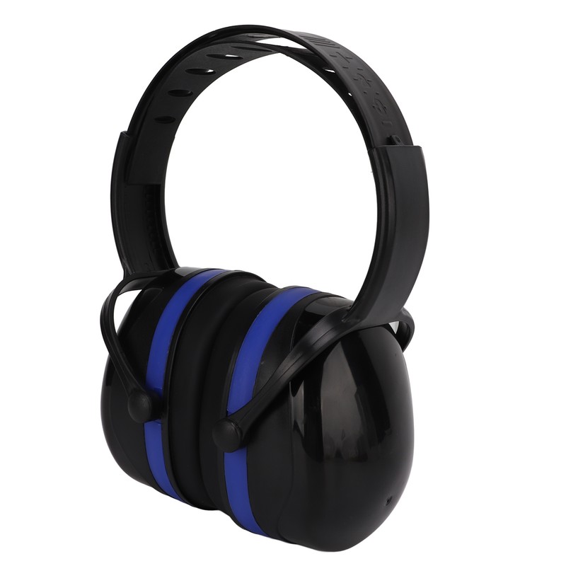 Hearing Protection Ear Muffs 24dB NRR Safety Black Blue Noise