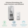 MEBUS funkgesteuerte Wetterstation mit Außensensor, Thermometer, Hygrometer, Funkuhr, Wohlfühlindikator bewertet