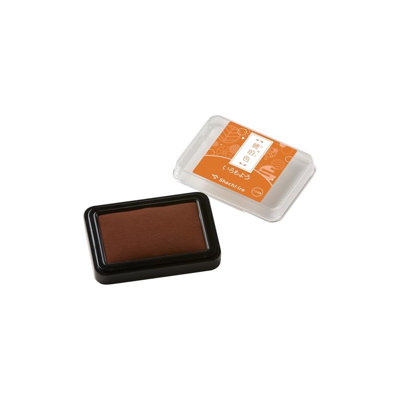 Shachihata HAC-1-AB Stamp Stand, Stamp Pad, Iromoyo, Amber