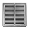 Stainless Steel Ventilation Grille 200 x 200 mm with Slats