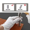 Sacabocados para Cuero Herramienta de Perforación de Agujeros, 10 Piezas