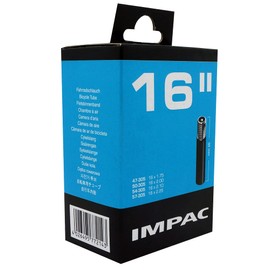 Schwalbe Unisex's IMPAC AV16 Tubes, Black, 47/57-305