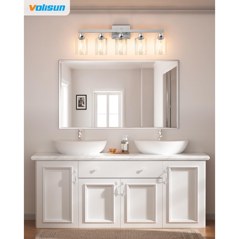 VOLISUN Bathroom Light Fixtures, Bathroom Vanity Light Over Mirror, Modern