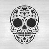 Sugar Skull Starry Stencil Template for Walls and Crafts -