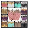 Importacion 8 Set De 20 Pzs Brochas De Maquillaje Profesional